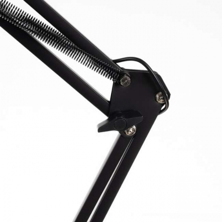 LAMPA DE BIROU 2 IN 1, CU PRINDERE MASA, BRAT FLEXIBIL, 3 CULORI LUMINA, 10 NIVELURI, USB, NEGRU, 3X37 CM, IZOXIS [14]