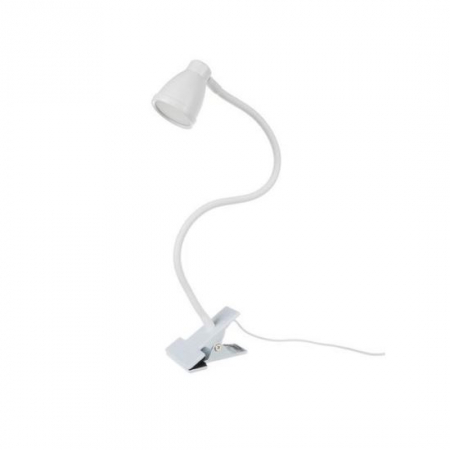 Lampi birou - LAMPA DE BIROU CU CLIPS, BRAT FLEXIBIL, 3 CULORI LUMINA, 10 NIVELURI, USB, ALB, 45 CM, IZOXIS