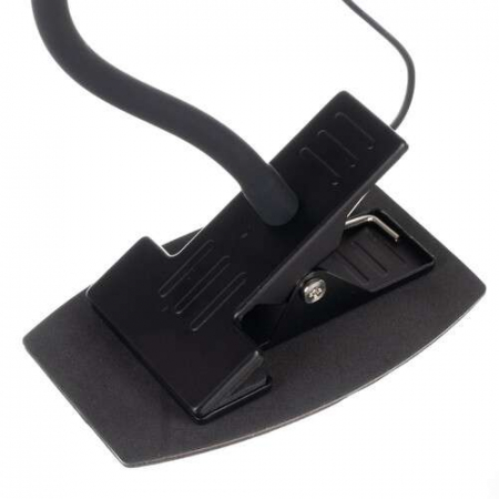 LAMPA DE BIROU CU CLIPS, BRAT FLEXIBIL, 3 CULORI LUMINA, 10 NIVELURI, USB, NEGRU, 45 CM, IZOXIS [2]