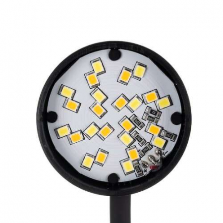 LAMPA DE BIROU CU CLIPS, BRAT FLEXIBIL, 3 CULORI LUMINA, 10 NIVELURI, USB, NEGRU, 45 CM, IZOXIS [1]