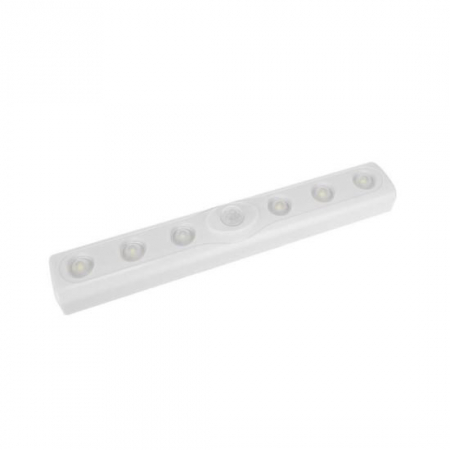 Plafoniere - LAMPA DE PERETE CU SENZOR DE MISCARE, TIP BANDA, LED, 3XAAA, 19X3X1.5 CM, ISOTRADE