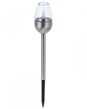 Lampa solara din otel inoxidabil, 1LED alb, 39x6,2x6,2cm [1]