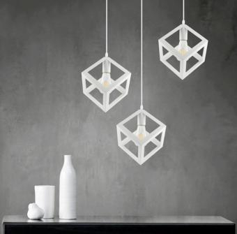Iluminat - LUSTRA 3 PENDULE E27 ALB