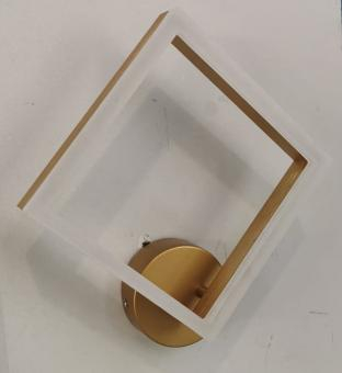 Lustre - LUSTRA LED 3 FUNCTII PATRAT GOLD 30W