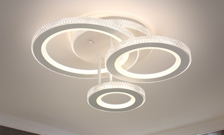 Plafoniere - Lustra LED cu Telecomanda WFI, 2,4G 3WT