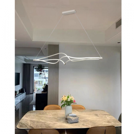Pendule - Lustra LED cu Telecomanda wifi 2.4G lumina/rece/calda/neutra intensitate reglabila