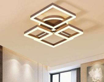 Amenajari Interioare - LUSTRA LED DIMABILA CU TELECOMANDA 3 FUNCTII 120W