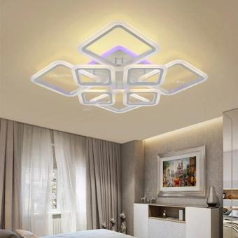 Amenajari Interioare - LUSTRA LED DIMABILA CU TELECOMANDA 3 FUNCTII 8 BRATE 190W