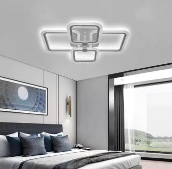 Lustre - LUSTRA LED DIMABILA CU TELECOMANDA 3 FUNCTII 90W