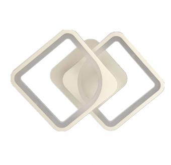 Lustre - LUSTRA LED DIMABILA CU TELECOMANDA 3 FUNCTII ALBA 50W