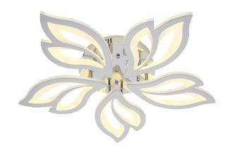 Iluminat - LUSTRA LED DIMABILA CU TELECOMANDA 3 FUNCTII CROM 100W