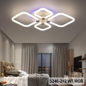 Lustre - LUSTRA LED DIMABILA CU TELECOMANDA 3 FUNCTII RGB NEON 60W