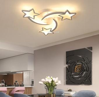 Lustre - LUSTRA LED DIMABILA CU TELECOMANDA 3 FUNCTII STAR 60W