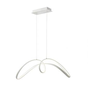 Amenajari Interioare - LUSTRA LED SPIRAL ALB DIMABILA CU TELECOMANDA 3 FUNCTII 75W