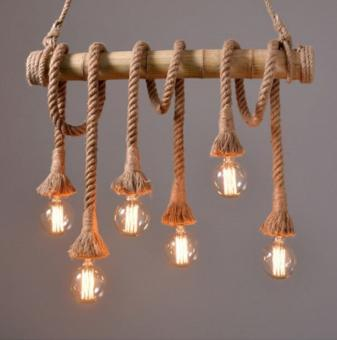 Lustre - LUSTRA RUSTICA 6 SOCLURI E27