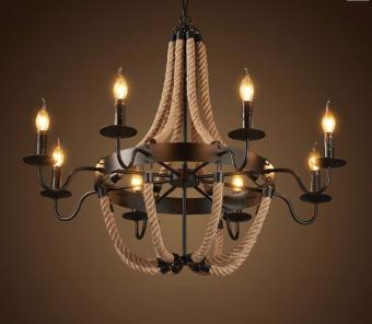Iluminat - LUSTRA VINTAGE 8 SOCLURI E14