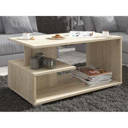 MASA DE CAFEA, PLACA LAMINATA, STEJAR, 90X51X45 CM [1]