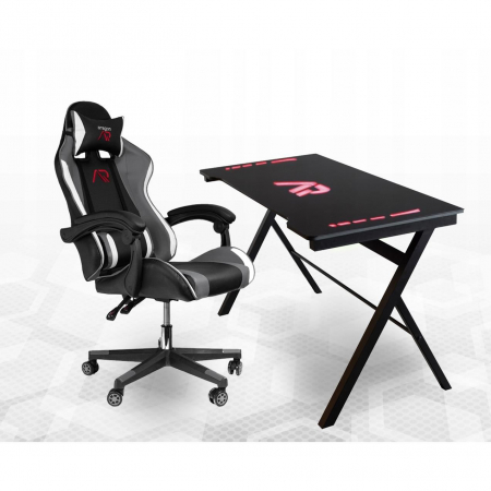MASA DE GAMING CU LED, 120X60X70 CM, ARAGON [1]