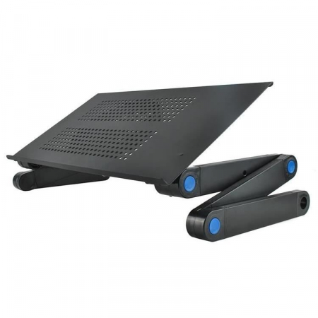 MASA PENTRU LAPTOP, PLIABILA, AJUSTABILA, VENTILATOR CU USB, MOUSE PAD DETASABIL, 48X27X48 CM, ISOTRADE [13]
