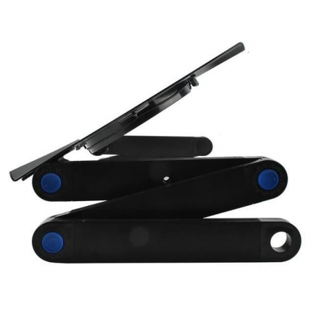 MASA PENTRU LAPTOP, PLIABILA, AJUSTABILA, VENTILATOR CU USB, MOUSE PAD DETASABIL, 48X27X48 CM, ISOTRADE [14]