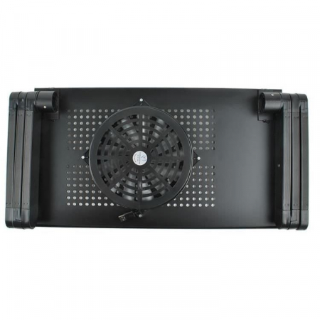 MASA PENTRU LAPTOP, PLIABILA, AJUSTABILA, VENTILATOR CU USB, MOUSE PAD DETASABIL, 48X27X48 CM, ISOTRADE [21]