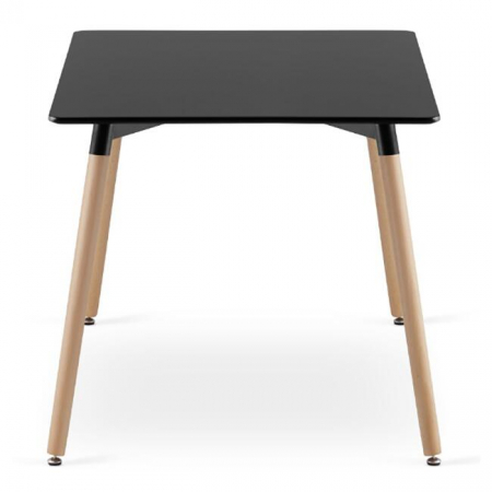 MASA STIL SCANDINAV, ARTOOL, DREPTUNGHIULARA, MDF SI LEMN, NEGRU, 120X80X75 CM [3]