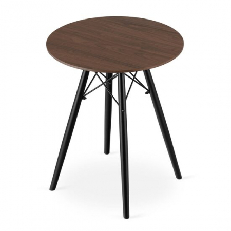 Mese - MASA STIL SCANDINAV, ARTOOL, ROTUND, MDF SI LEMN, MARO RUSTIC, 60X73 CM