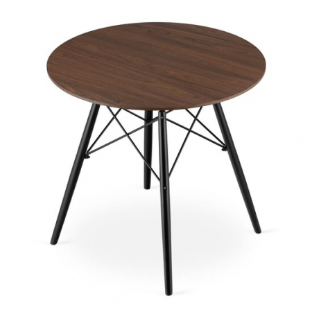 Mese - MASA STIL SCANDINAV, ARTOOL, ROTUND, MDF SI LEMN, MARO RUSTIC, 80X75 CM
