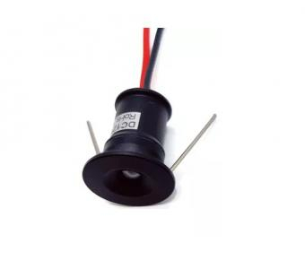 Iluminat - MINI SPOT LED 1W 12V NEGRU