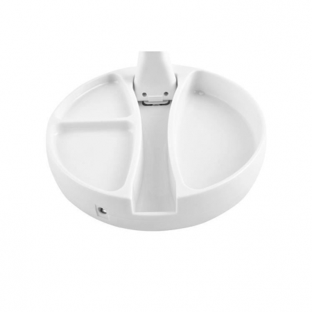OGLINDA COSMETICA, CU LED, DUBLA, MARIRE 1X/10X, ALB, 4XAA, 16X29 CM, ISOTRADE [2]