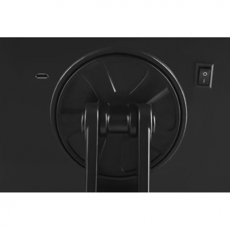 OGLINDA COSMETICA, CU LED, ROTATIVA, CU MARIRE IMAGINE 1X/2X/3X, NEGRU, 4XAA, USB, 34.5X9X28 CM, ISOTRADE [7]