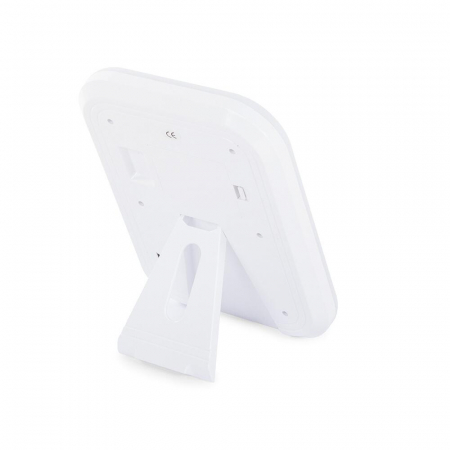 OGLINDA COSMETICA, VERK GROUP, CU LED, UNGHI REGLABIL, 3XAA, USB, ALBA, 15X7X20 CM [12]