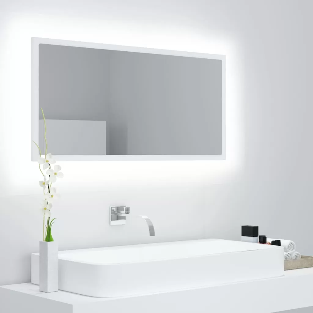 Oglinda baie - OGLINDA DE BAIE CU LED, ALB
