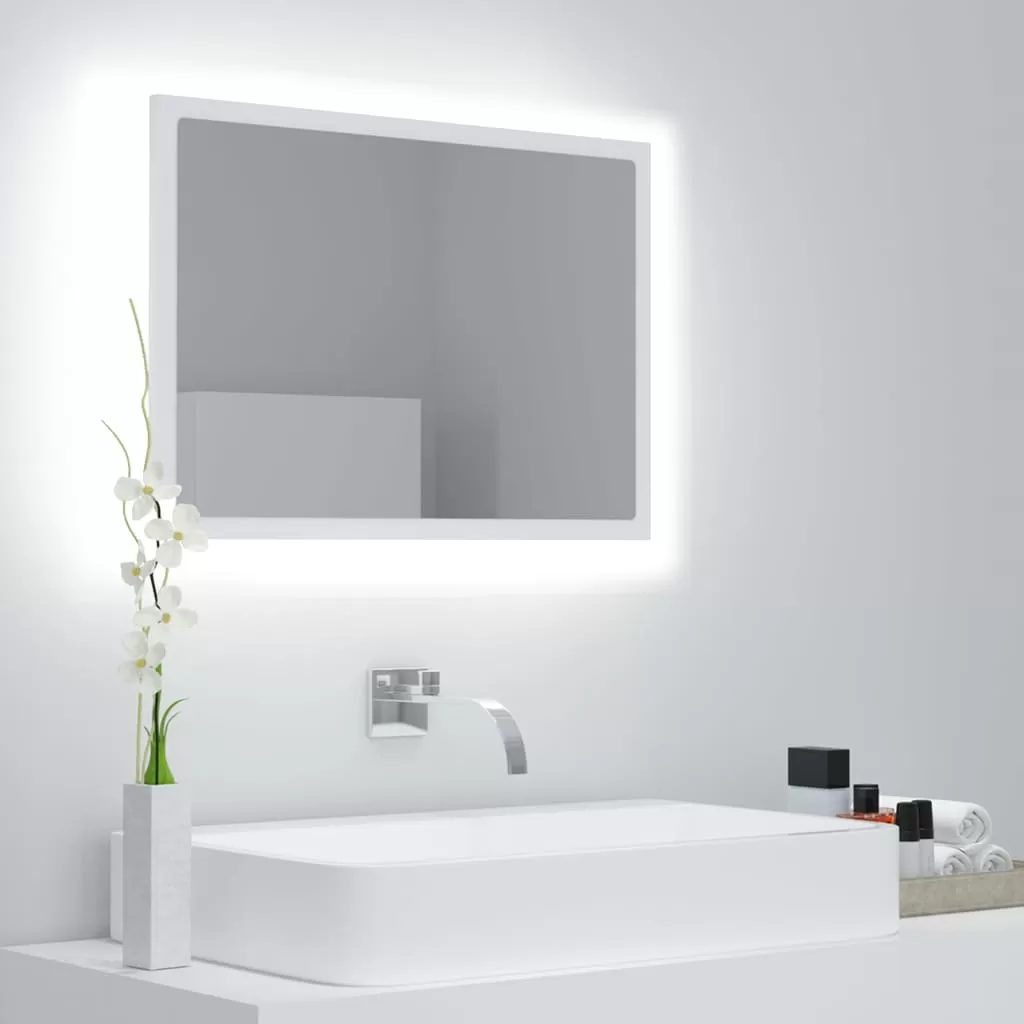 Oglinda baie - OGLINDA DE BAIE CU LED, ALB