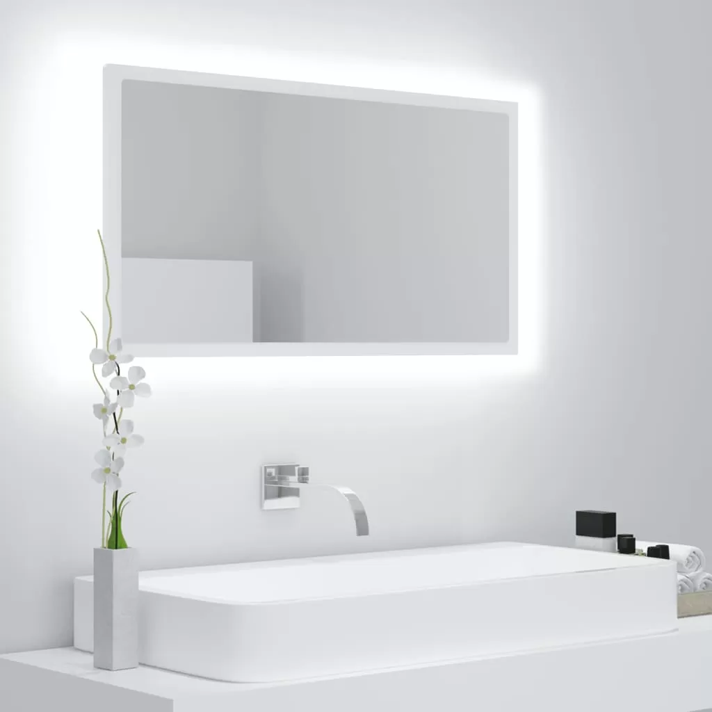 Oglinda baie - OGLINDA DE BAIE CU LED, ALB