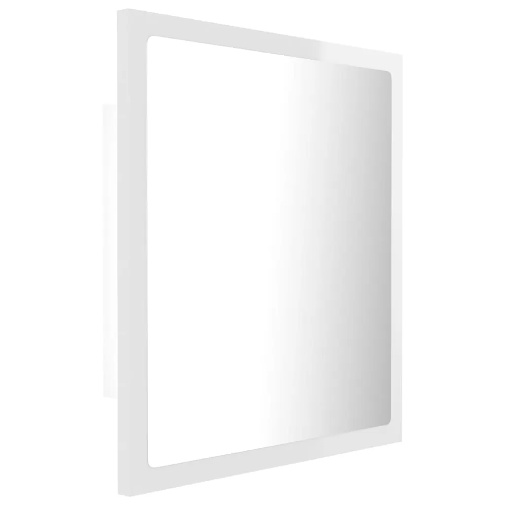 OGLINDA DE BAIE CU LED, ALB LUCIOS [7]