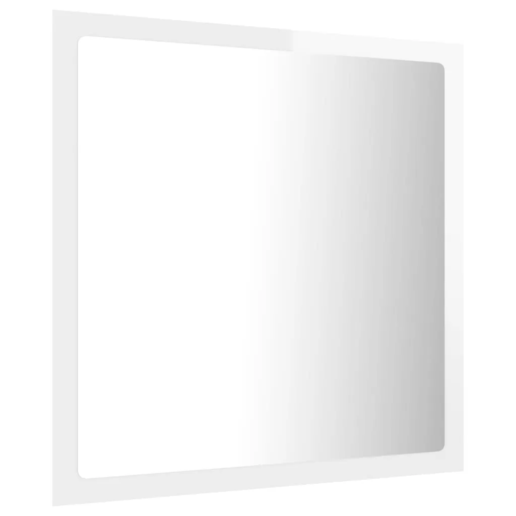 OGLINDA DE BAIE CU LED, ALB LUCIOS [6]