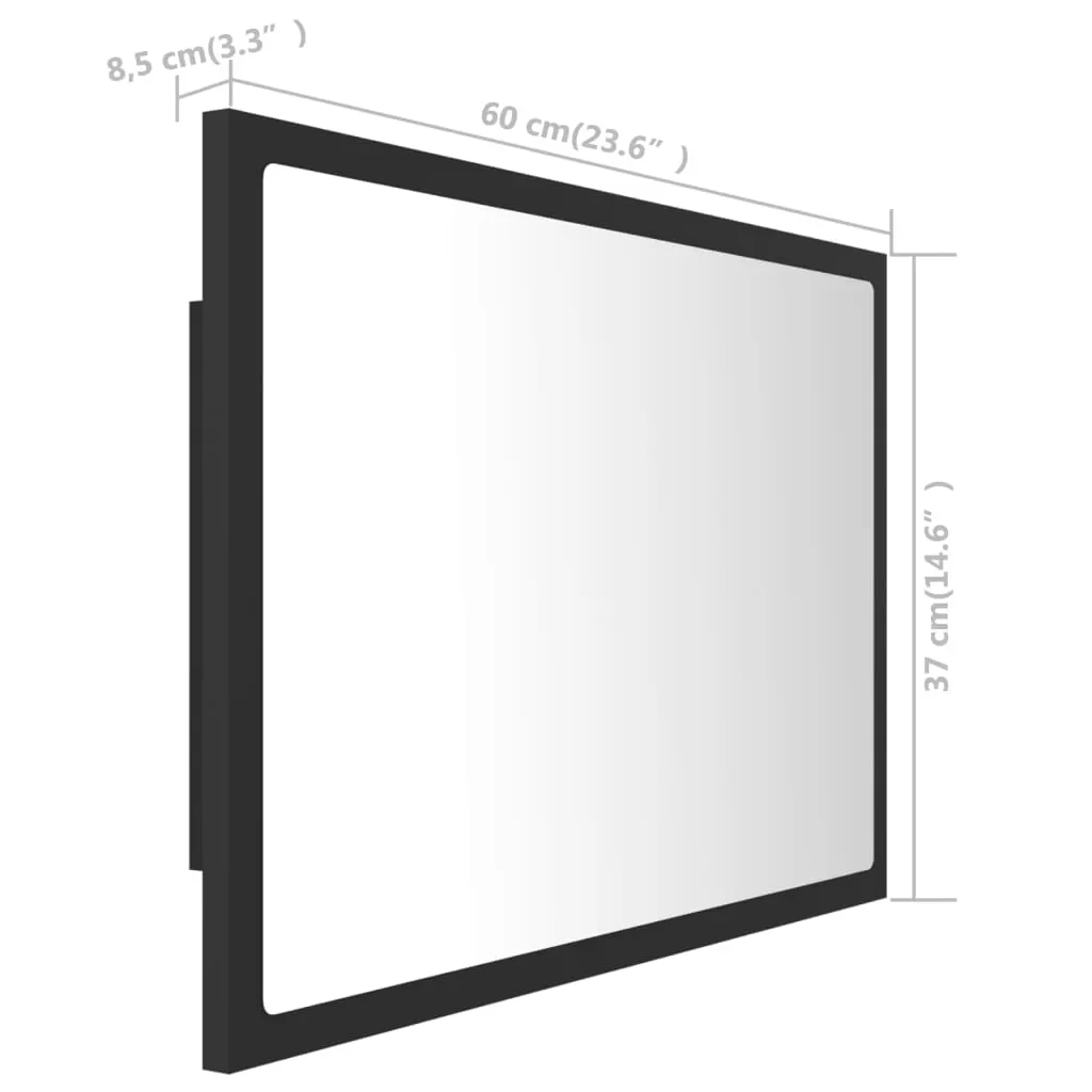 OGLINDA DE BAIE CU LED, GRI [11]