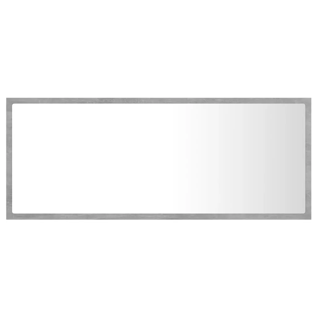 OGLINDA DE BAIE CU LED, GRI BETON [6]