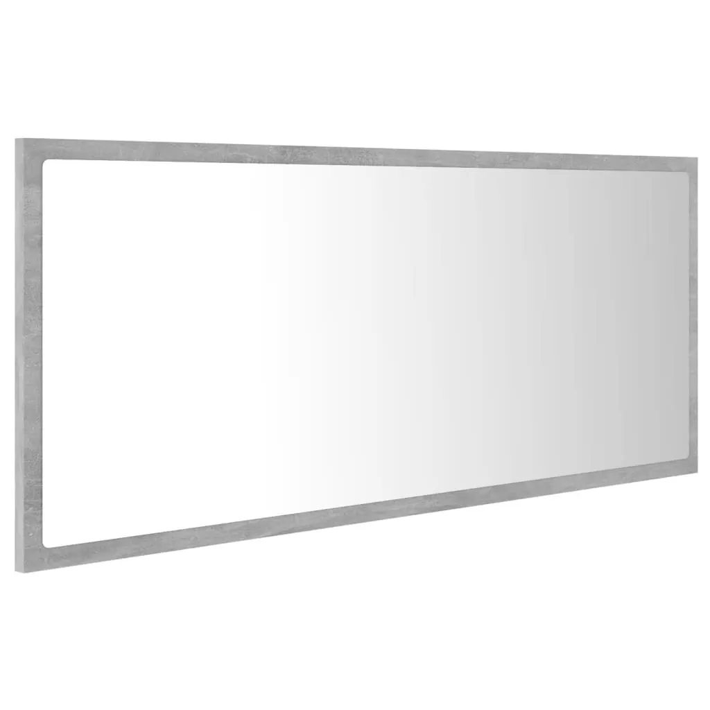 OGLINDA DE BAIE CU LED, GRI BETON [5]