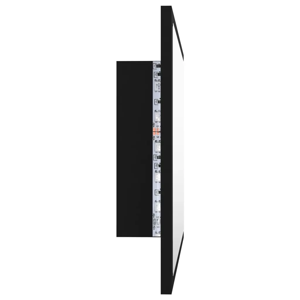 OGLINDA DE BAIE CU LED, NEGRU [7]