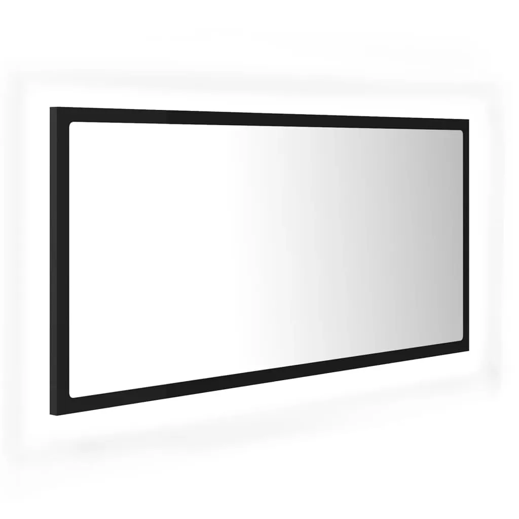OGLINDA DE BAIE CU LED, NEGRU [1]