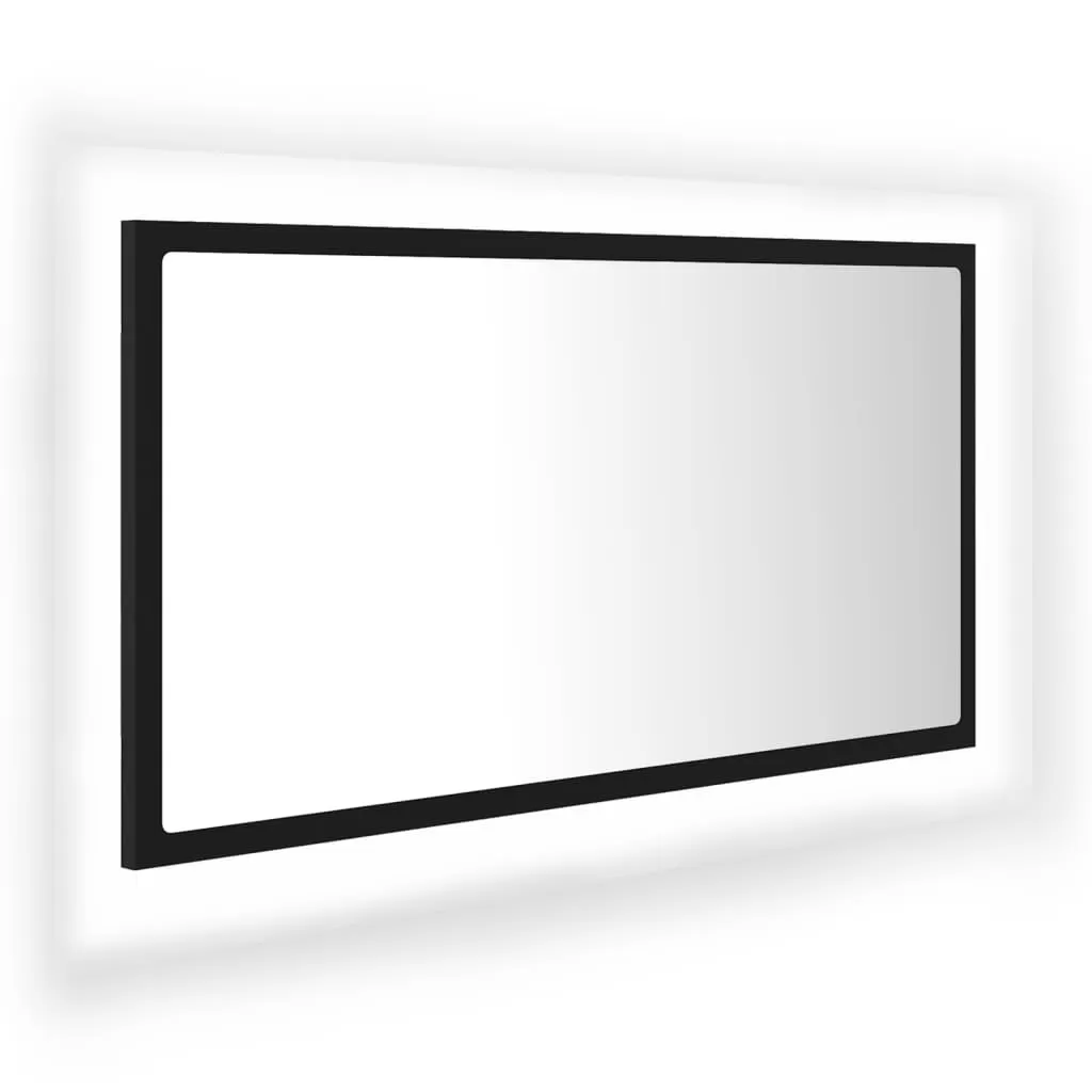 OGLINDA DE BAIE CU LED, NEGRU [1]