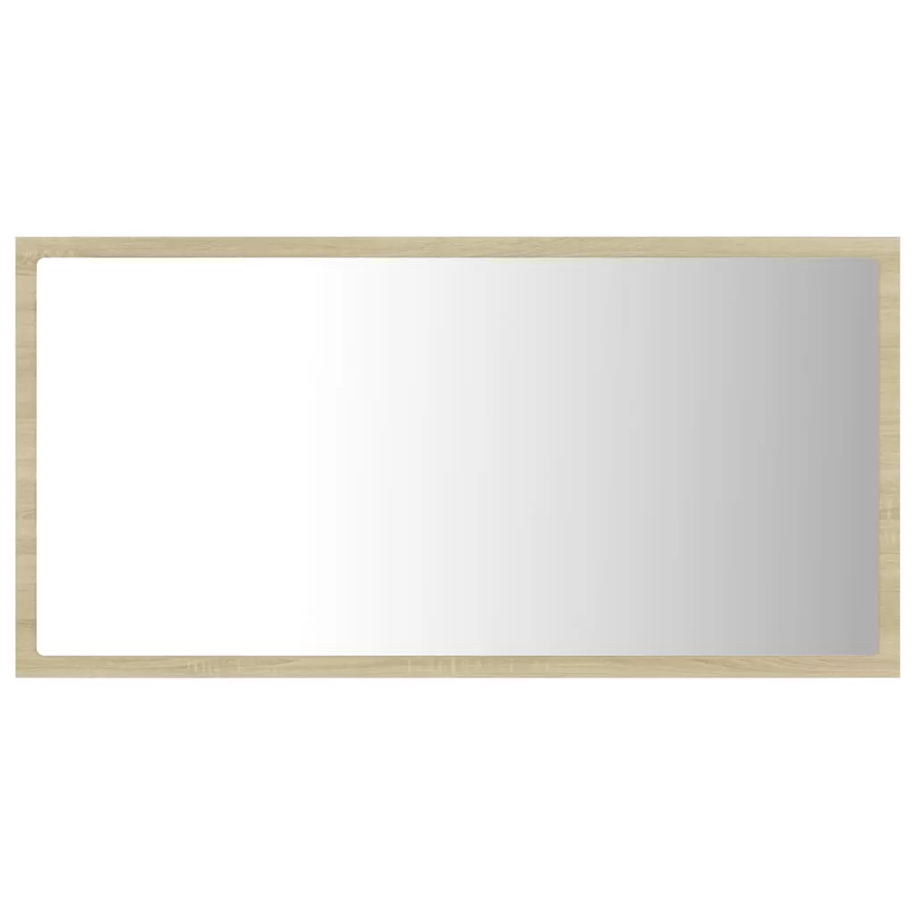 OGLINDA DE BAIE CU LED, STEJAR SONOMA [6]
