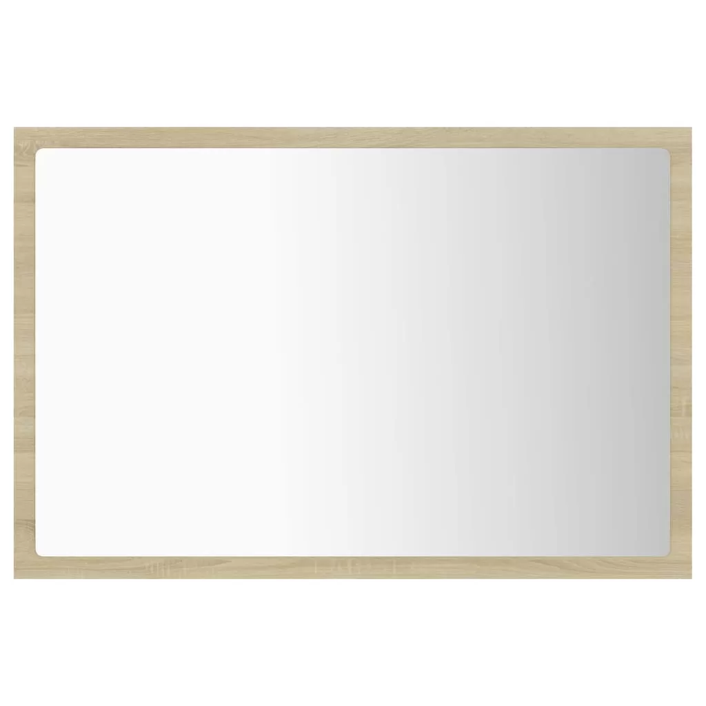 OGLINDA DE BAIE CU LED, STEJAR SONOMA [6]