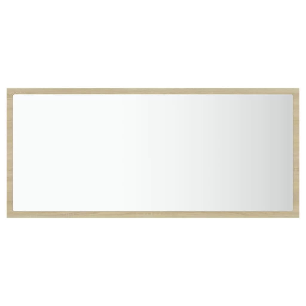 OGLINDA DE BAIE CU LED, STEJAR SONOMA [5]