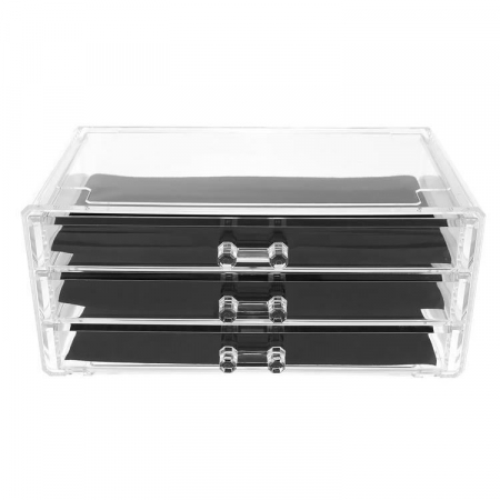 ORGANIZATOR COSMETICE, ACRIL, TRANSPARENT, MARIME XL, 24X14X39.5 CM, ISOTRADE [7]