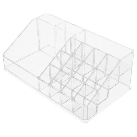 ORGANIZATOR COSMETICE, ACRIL, TRANSPARENT, MARIME XL, 24X14X39.5 CM, ISOTRADE [1]