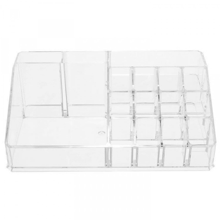 ORGANIZATOR COSMETICE, ACRIL, TRANSPARENT, MARIME XL, 24X14X39.5 CM, ISOTRADE [2]