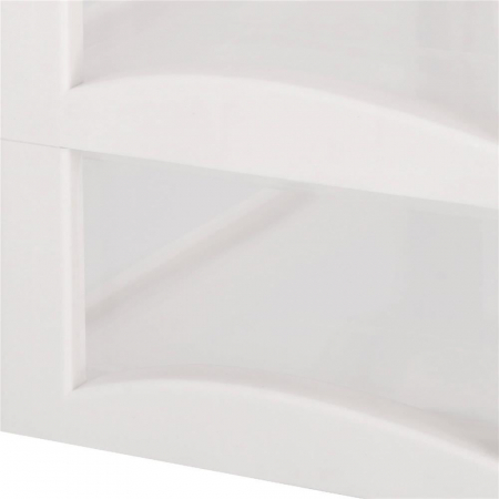 ORGANIZATOR COSMETICE, PLASTIC, 3 NIVELURI, 2 SERTARE, ALB, 20X16.5X23 CM, SPRINGOS [8]